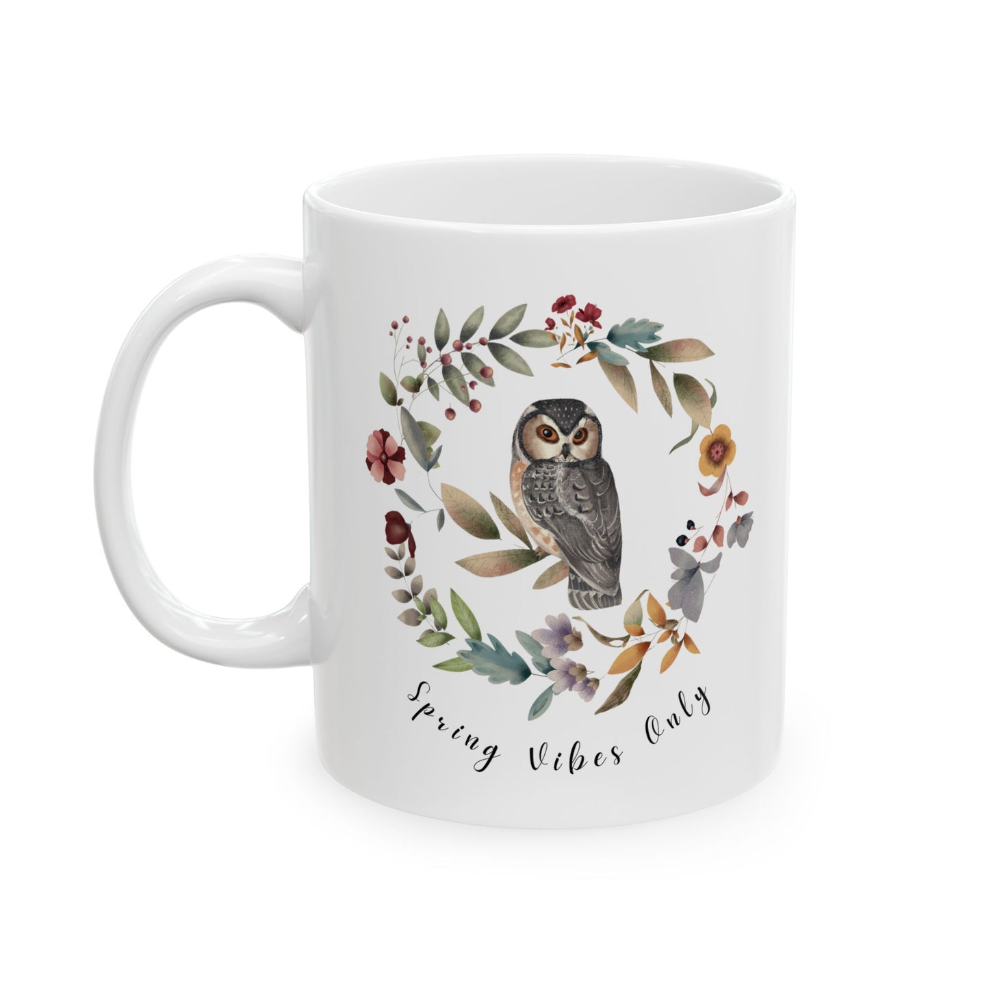 Spring Vibes Only Ceramic Mug, (11oz, 15oz) - Wild Family Tribe