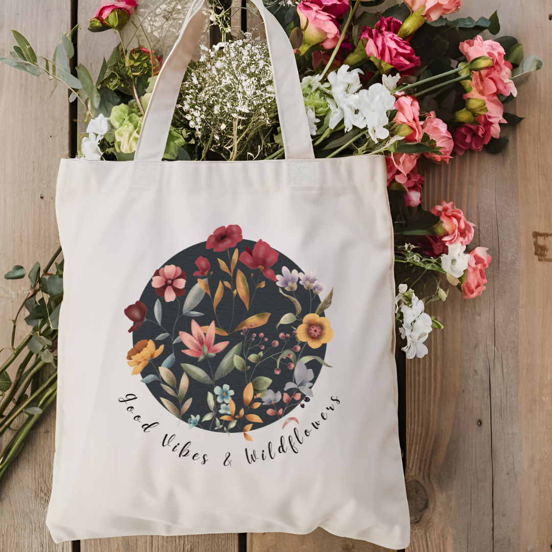 Spring Wildflower Tote Bag