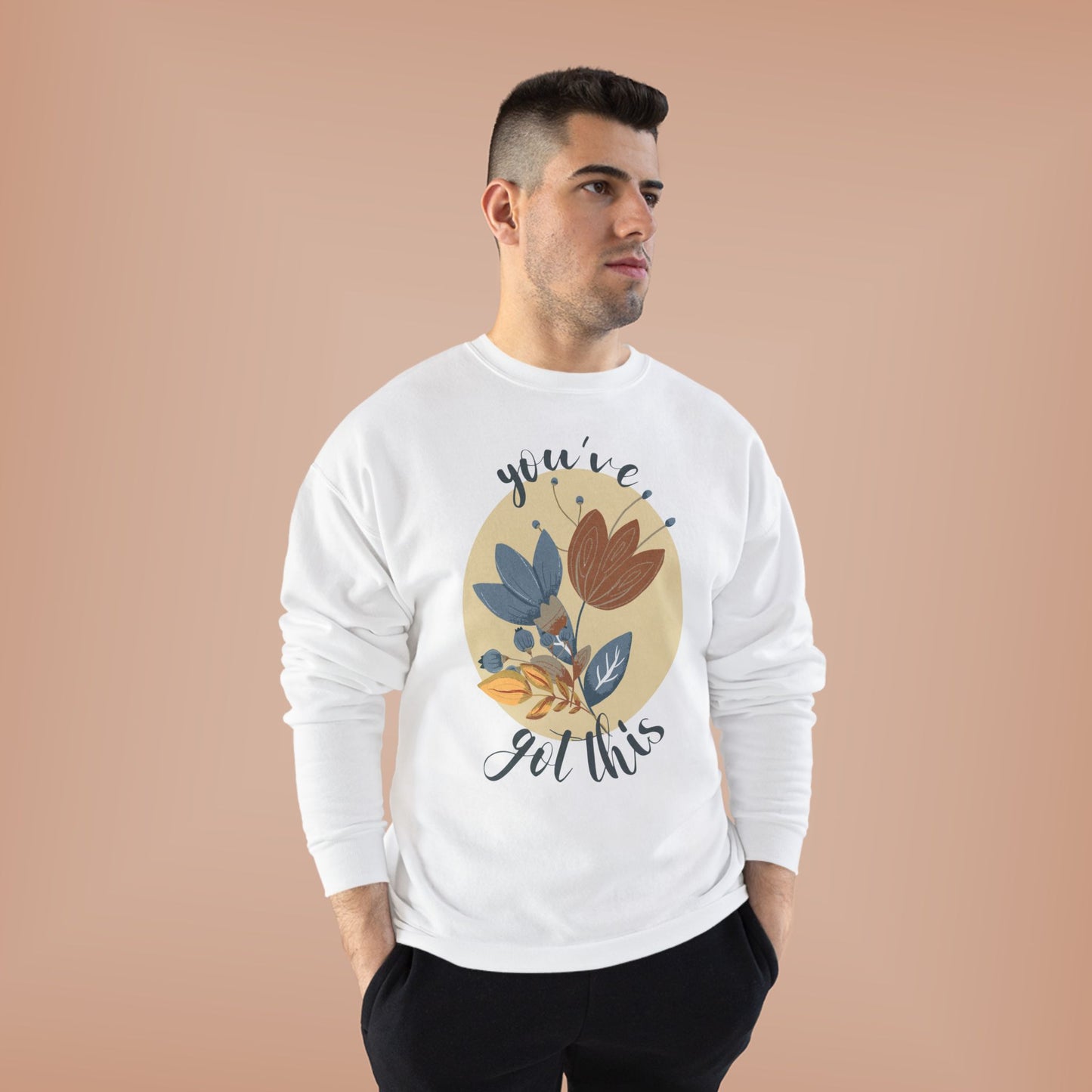 You've Got This: Wildflower EcoSmartĀ® Crewneck Sweatshirt - Wild Family Tribe