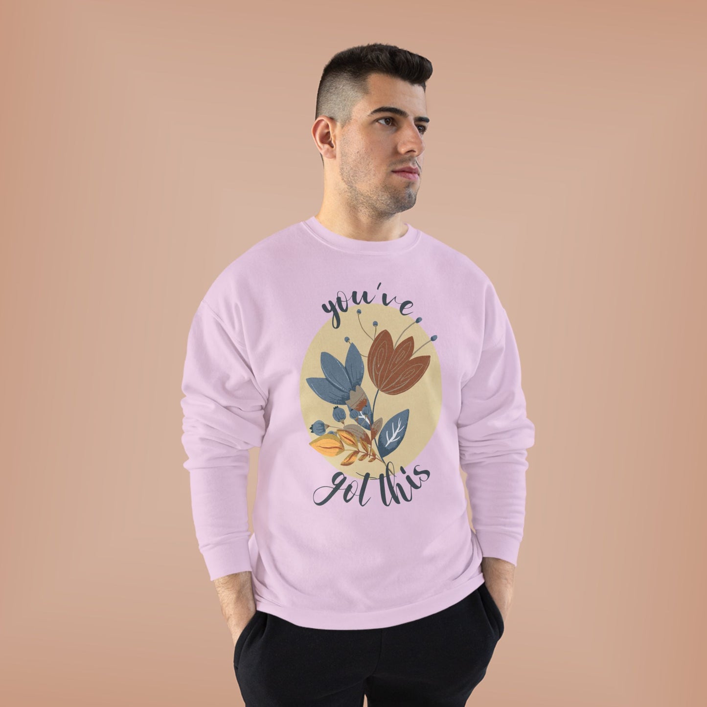 You've Got This: Wildflower EcoSmartĀ® Crewneck Sweatshirt - Wild Family Tribe