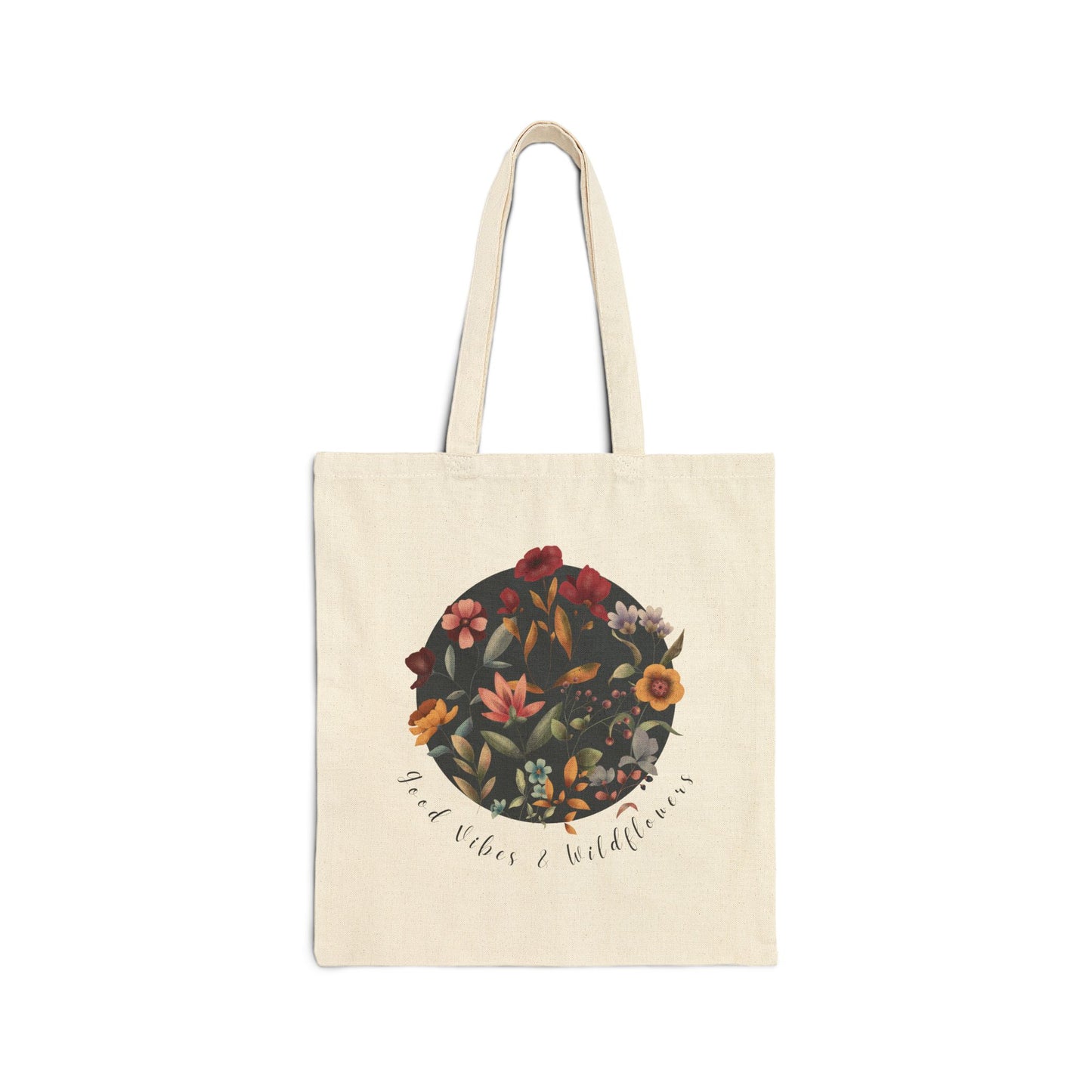 Good Vibes & Wildflowers: Spring Tote Bag for Everyday Adventures - Wild Family Tribe