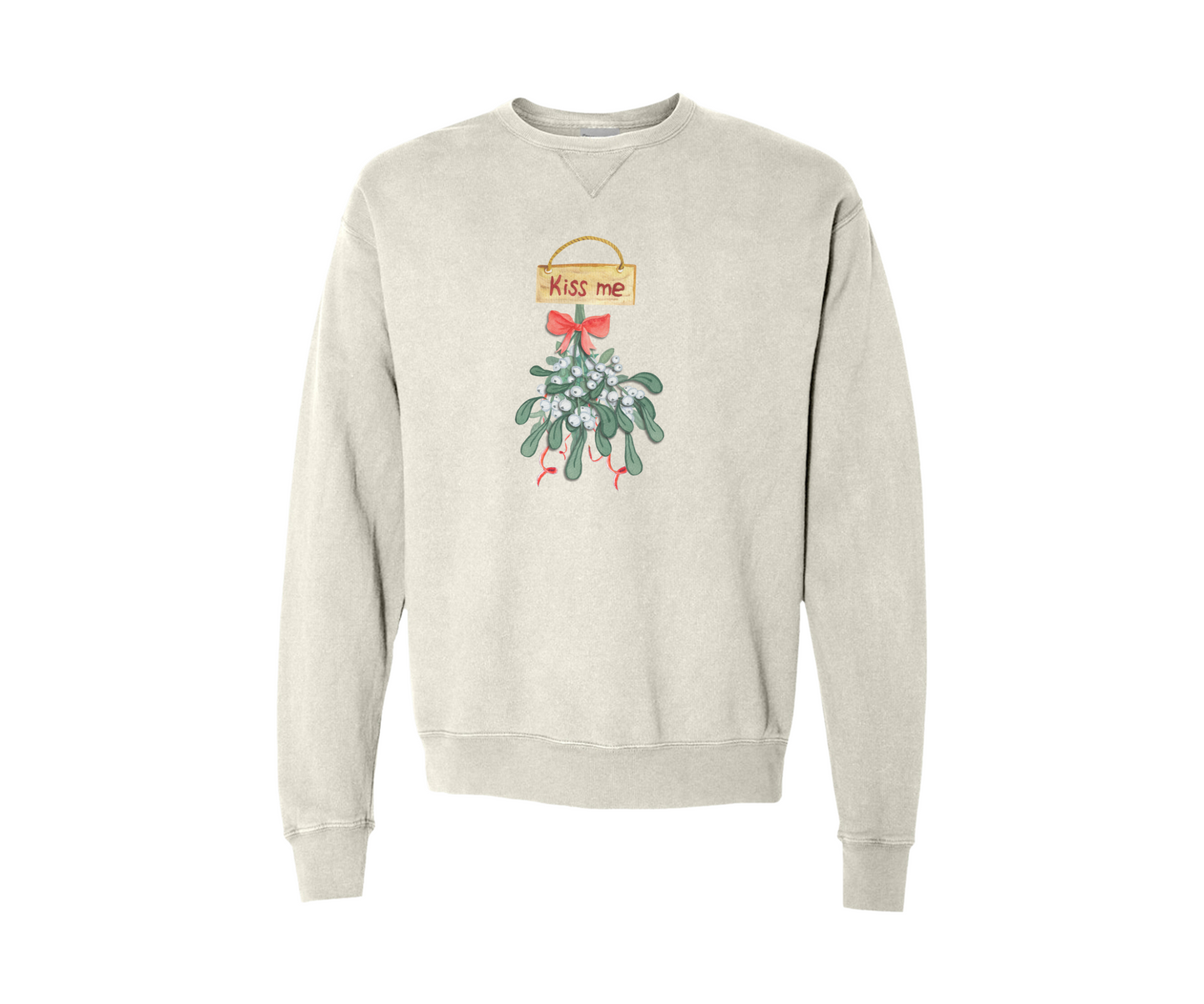 Kiss Me Under the Mistletoe: A Christmas Crewneck - Wild Family Tribe