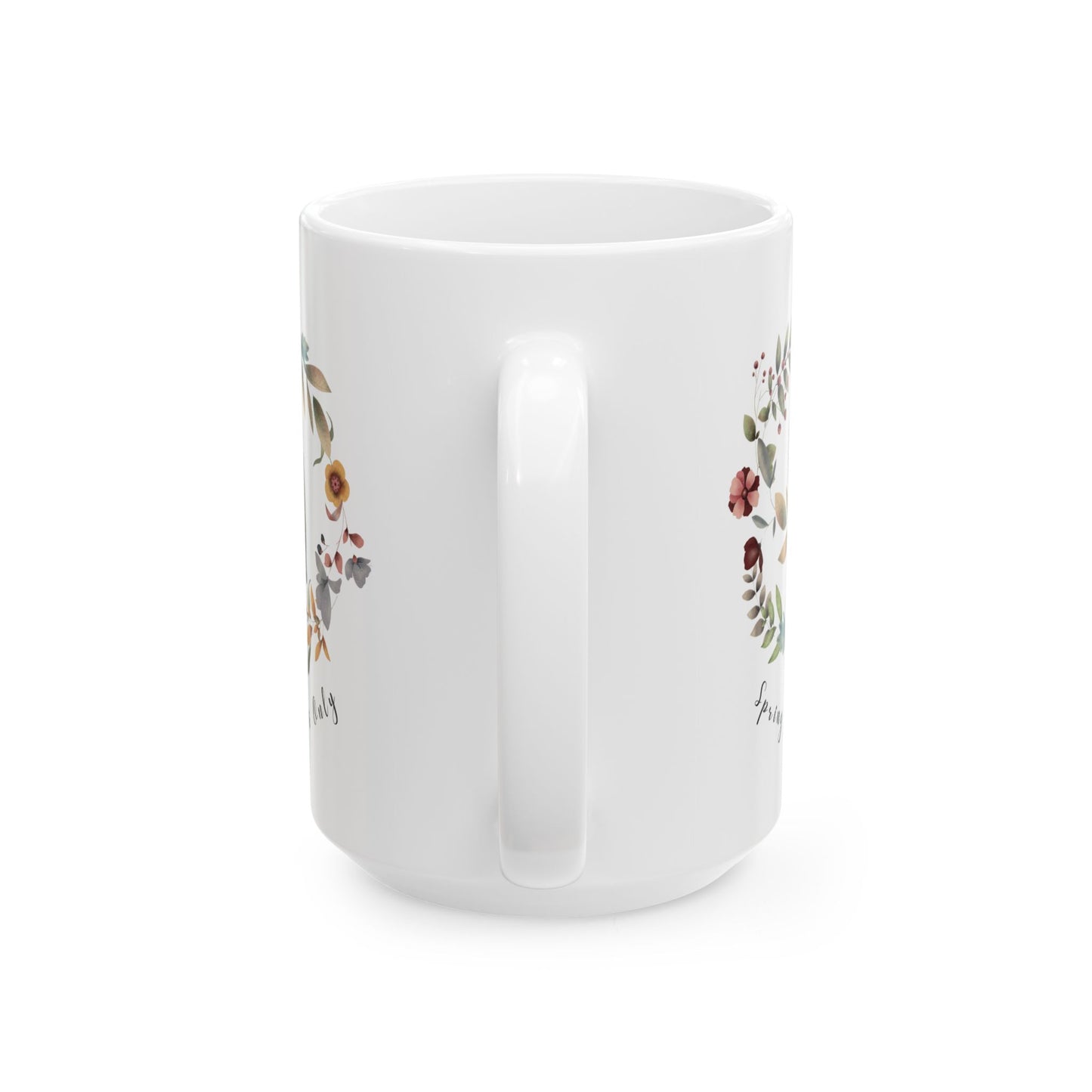 Spring Vibes Only Ceramic Mug, (11oz, 15oz) - Wild Family Tribe