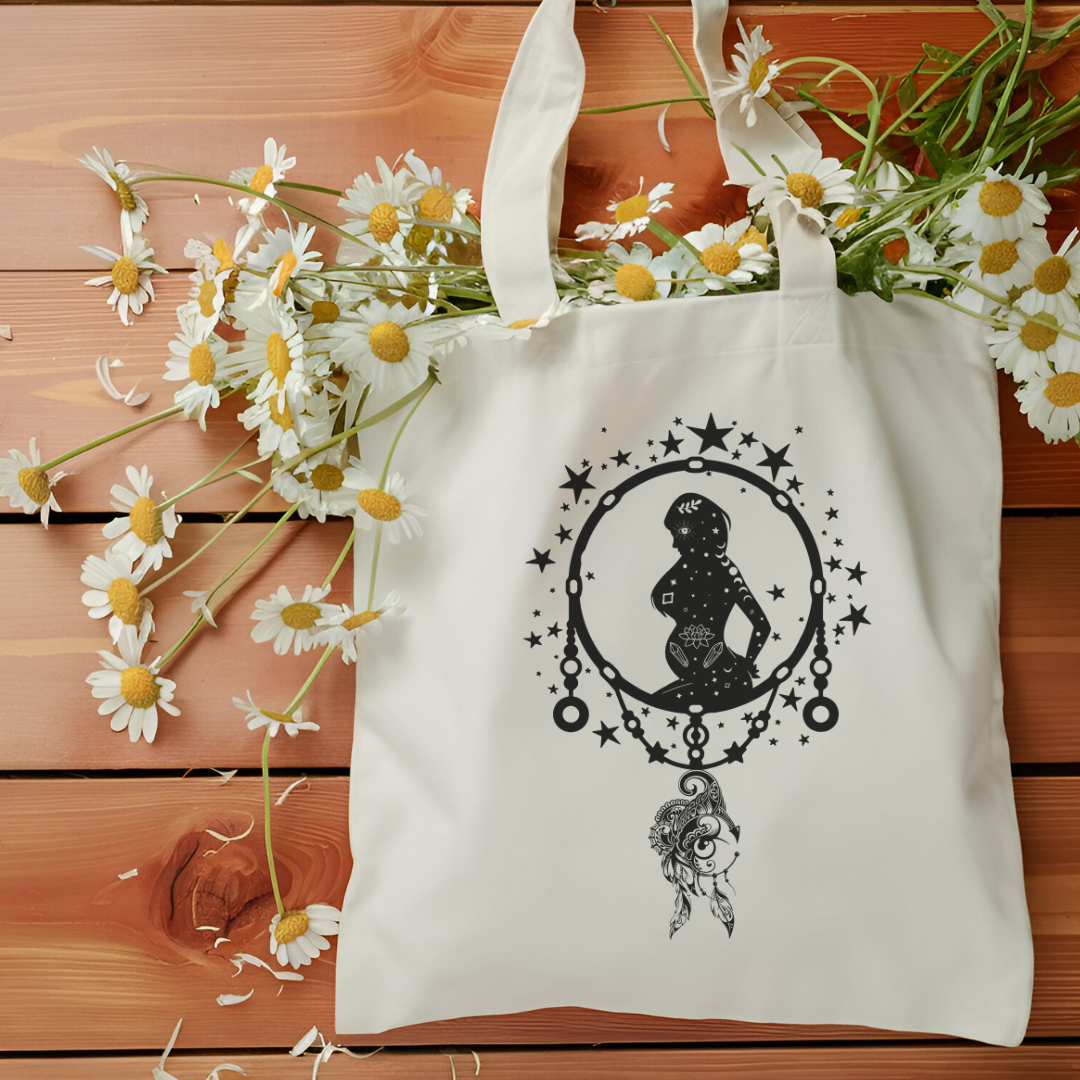 Mystic Nature Design Tote Bag - Mother's Day Gift