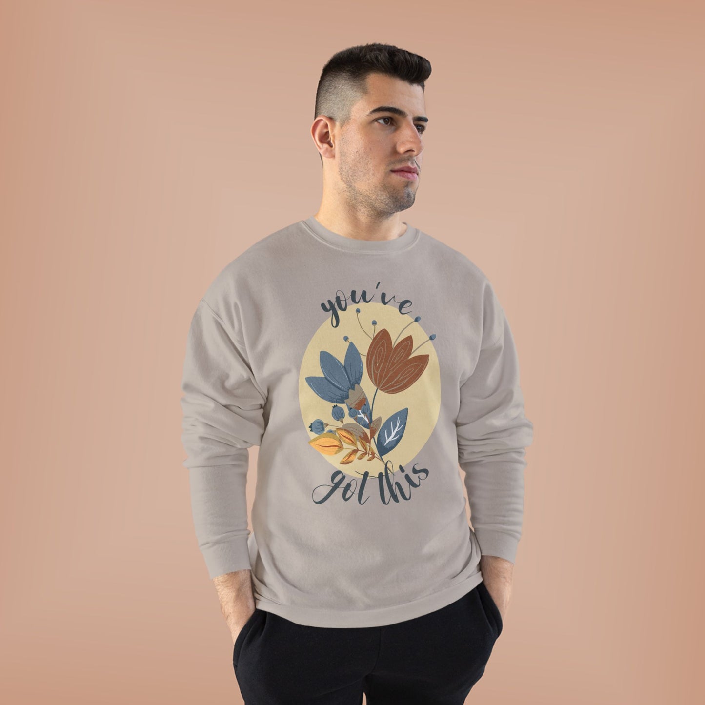 You've Got This: Wildflower EcoSmartĀ® Crewneck Sweatshirt - Wild Family Tribe