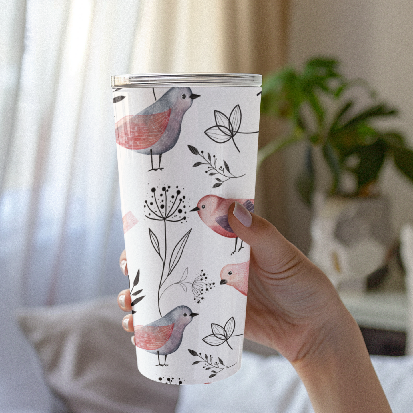 20oz floral tumbler