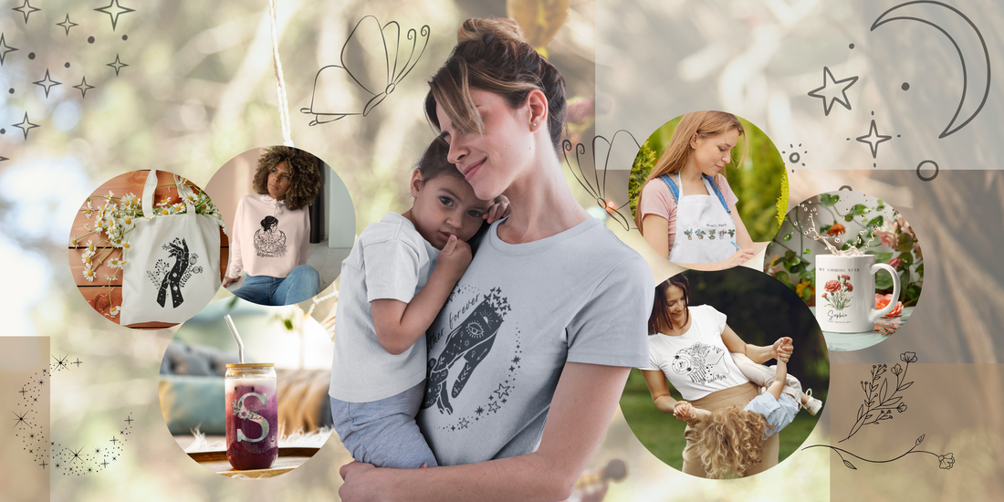 Mother's Day Gifts 2025: Boho T-Shirts, Personalized Mugs, Journals & More!