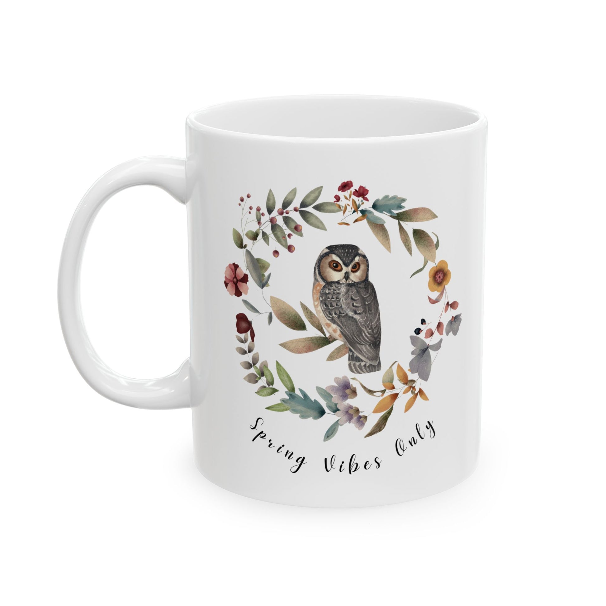 Spring Vibes Only Ceramic Mug, (11oz, 15oz) - Wild Family Tribe