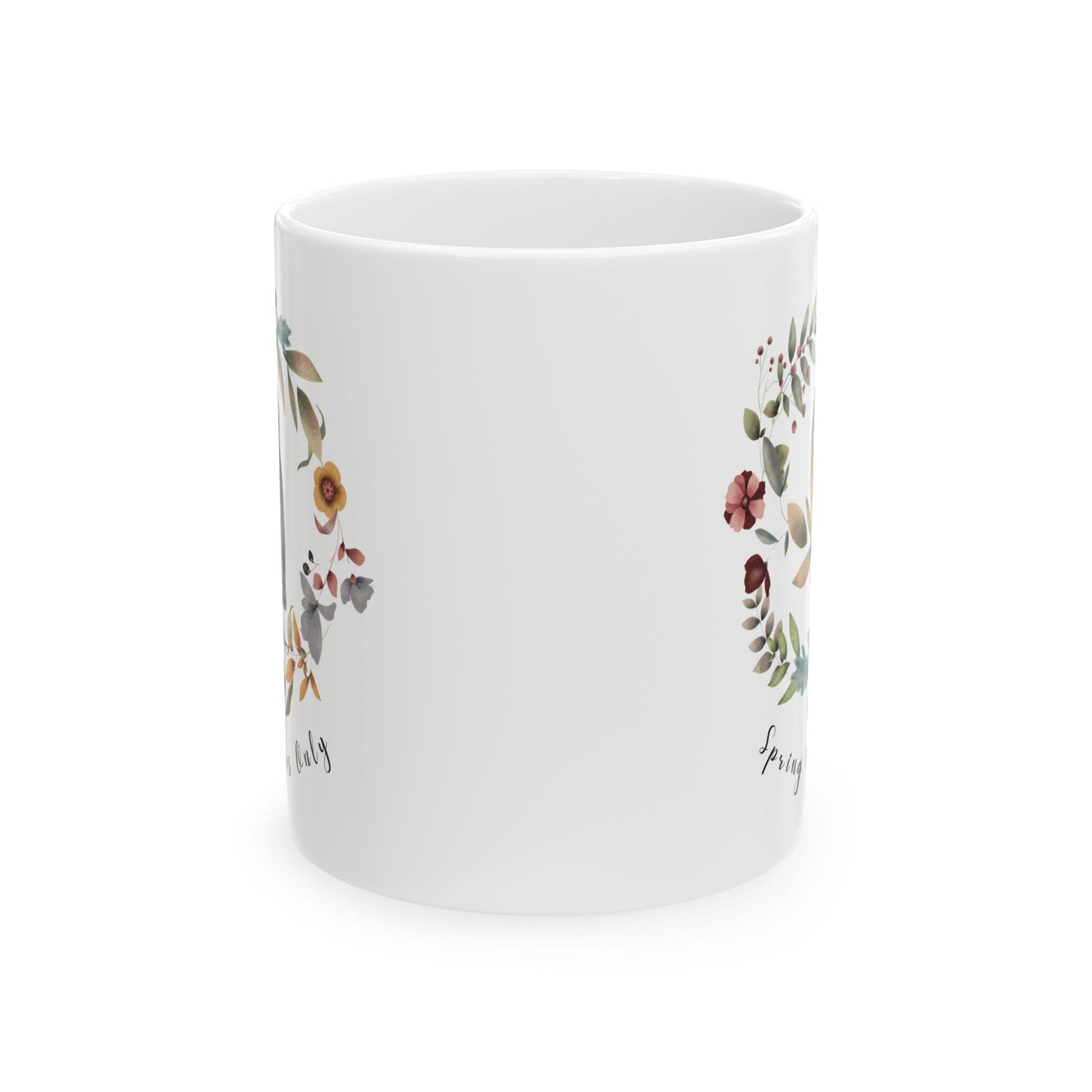 Spring Vibes Only Ceramic Mug, (11oz, 15oz) - Wild Family Tribe