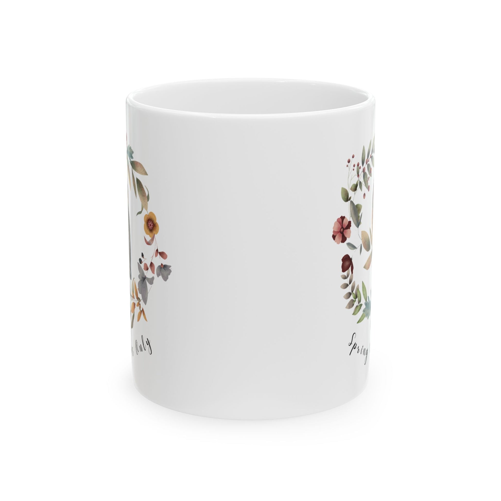 Spring Vibes Only Ceramic Mug, (11oz, 15oz) - Wild Family Tribe