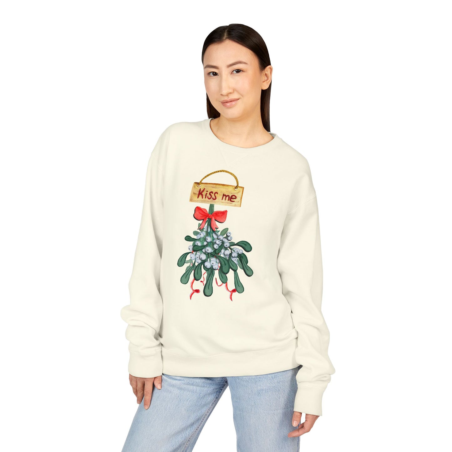Kiss Me Under the Mistletoe: A Christmas Crewneck - Wild Family Tribe