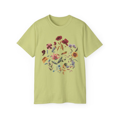Hello Spring: Floral Unisex Ultra Cotton Tee - Wild Family Tribe