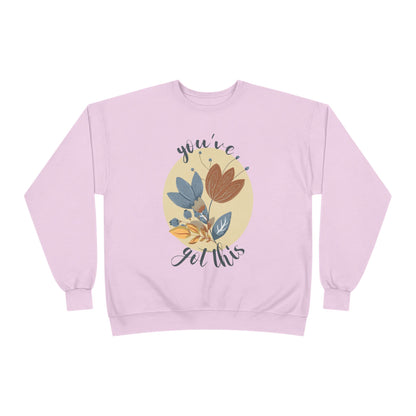 You've Got This: Wildflower EcoSmart® Crewneck Sweatshirt - Wild Family Tribe