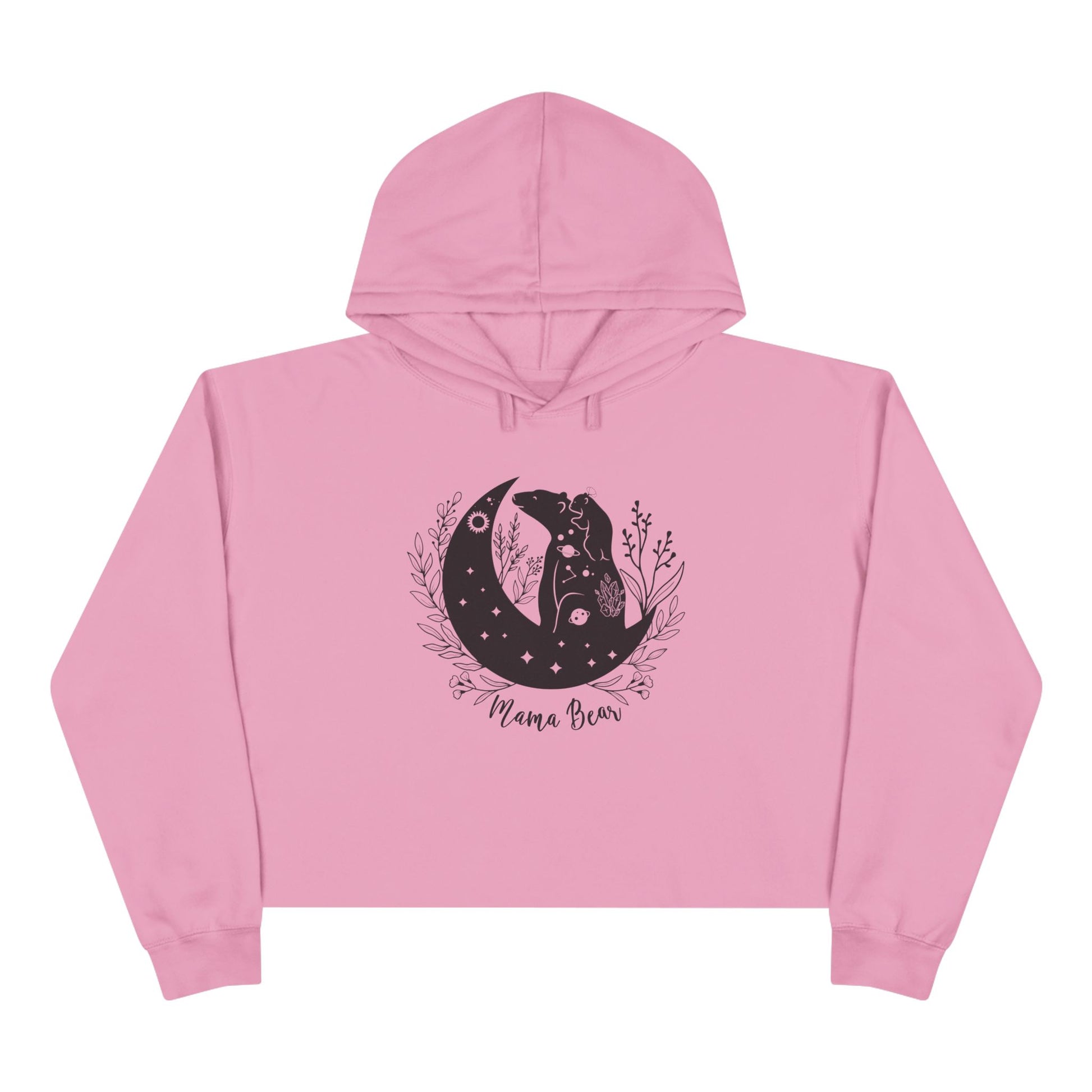 Mama Bear Crop Hoodie - Wild Family Tribe