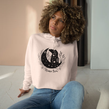 Mama Bear Crop Hoodie - Wild Family Tribe