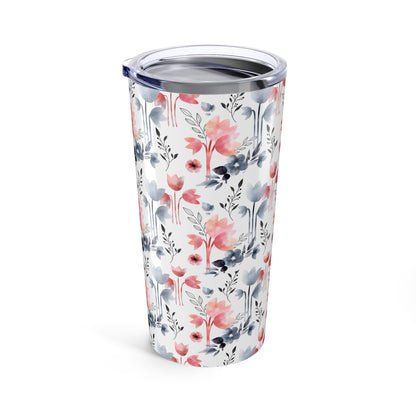 20oz floral tumbler
