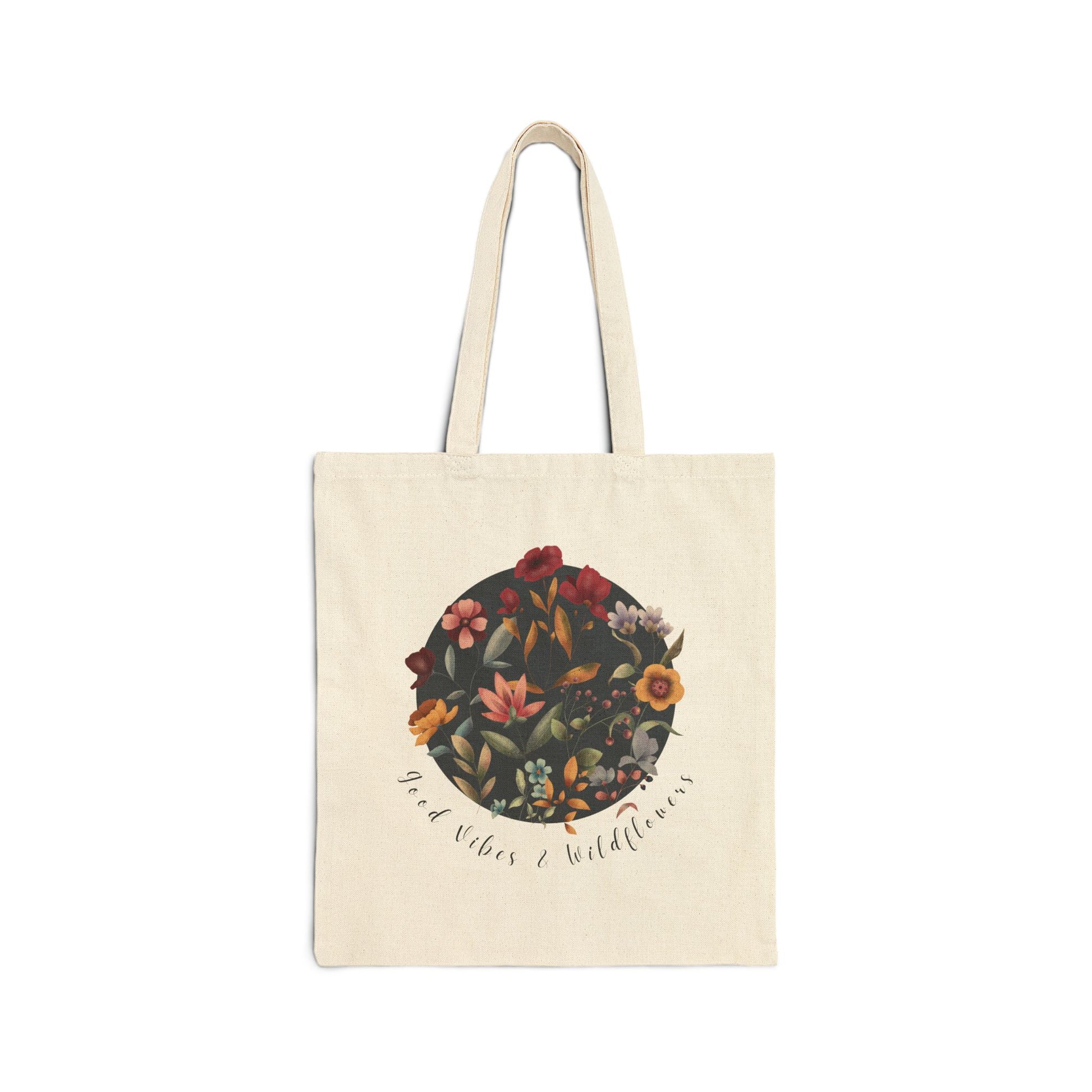 Good Vibes & Wildflowers: Spring Tote Bag for Everyday Adventures - Wild Family Tribe