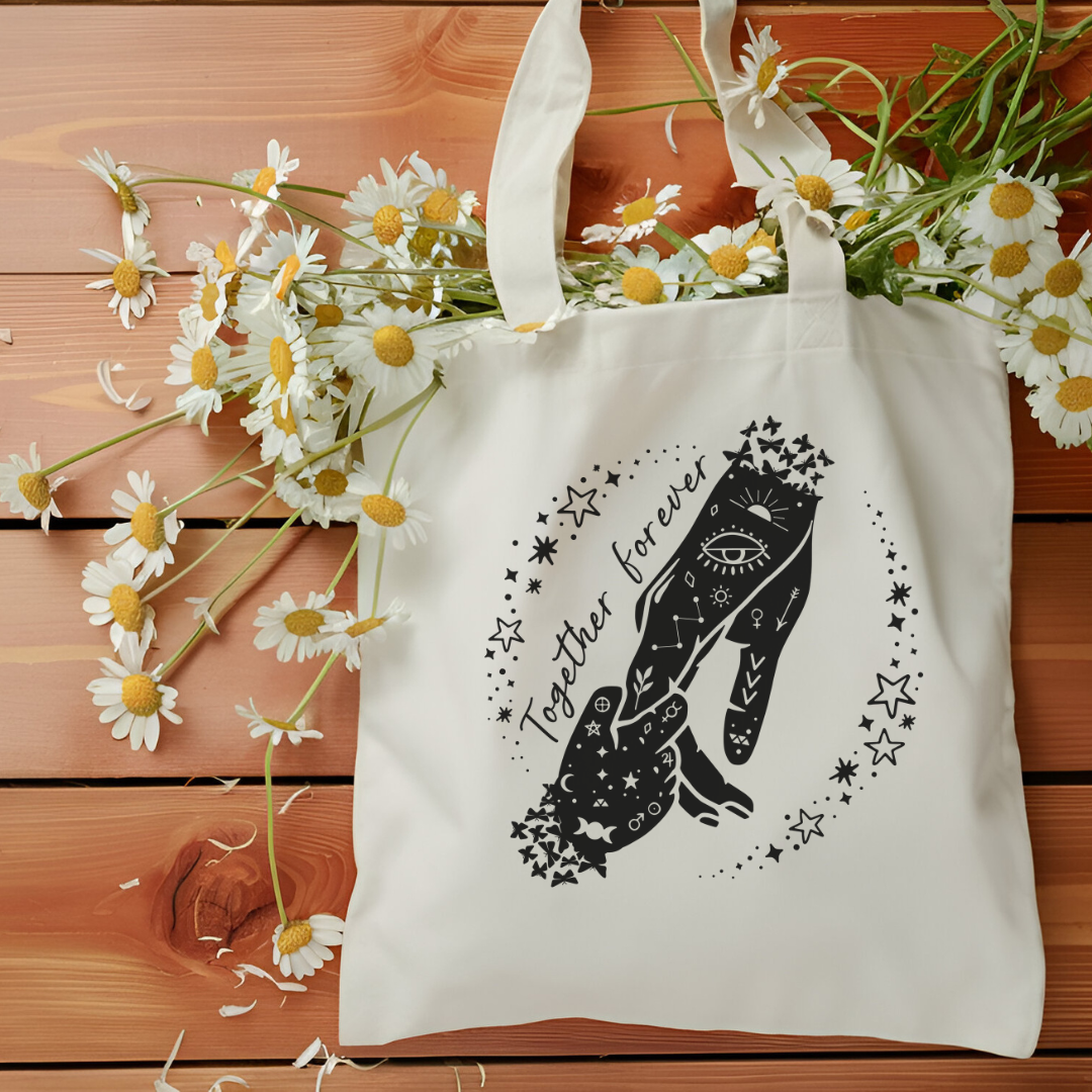 Mystic Nature Together Forever Mother's Day Tote Bag
