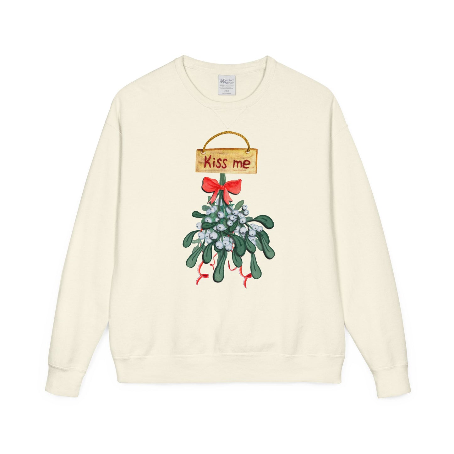 Kiss Me Under the Mistletoe: A Christmas Crewneck - Wild Family Tribe