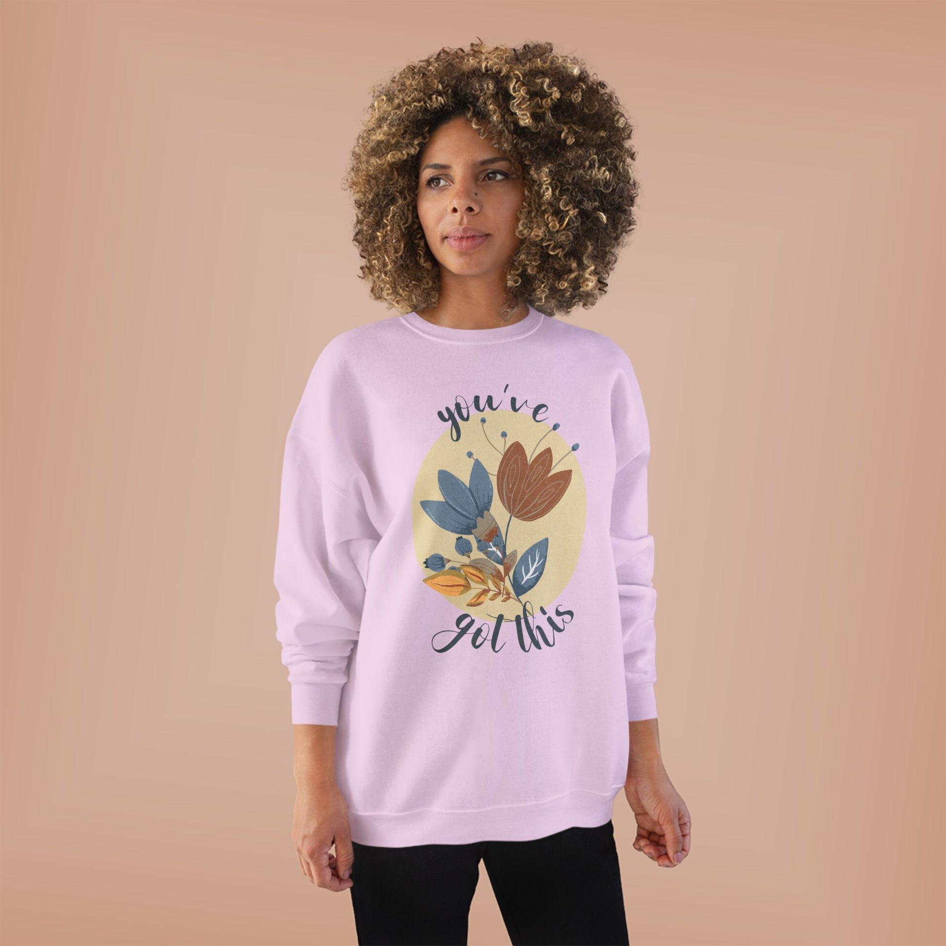 You've Got This: Wildflower EcoSmart® Crewneck Sweatshirt - Wild Family Tribe