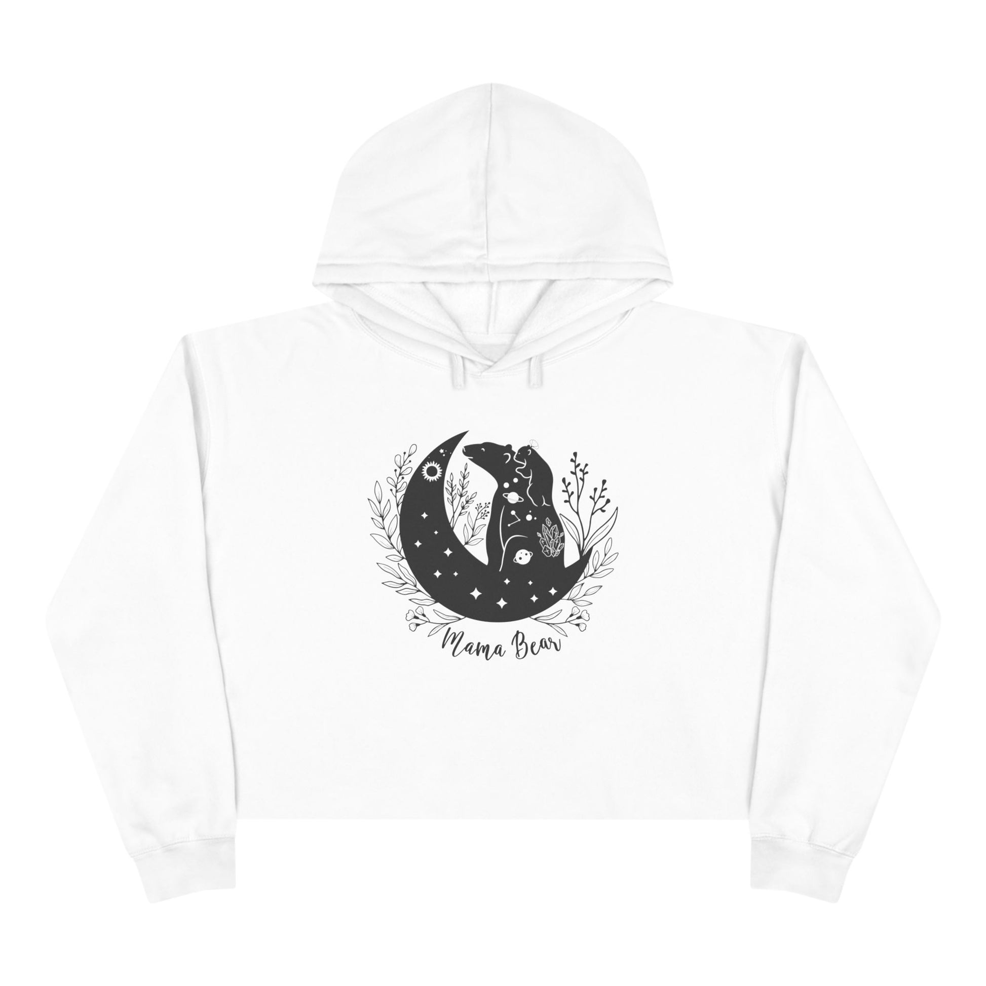 Mama Bear Crop Hoodie - Wild Family Tribe