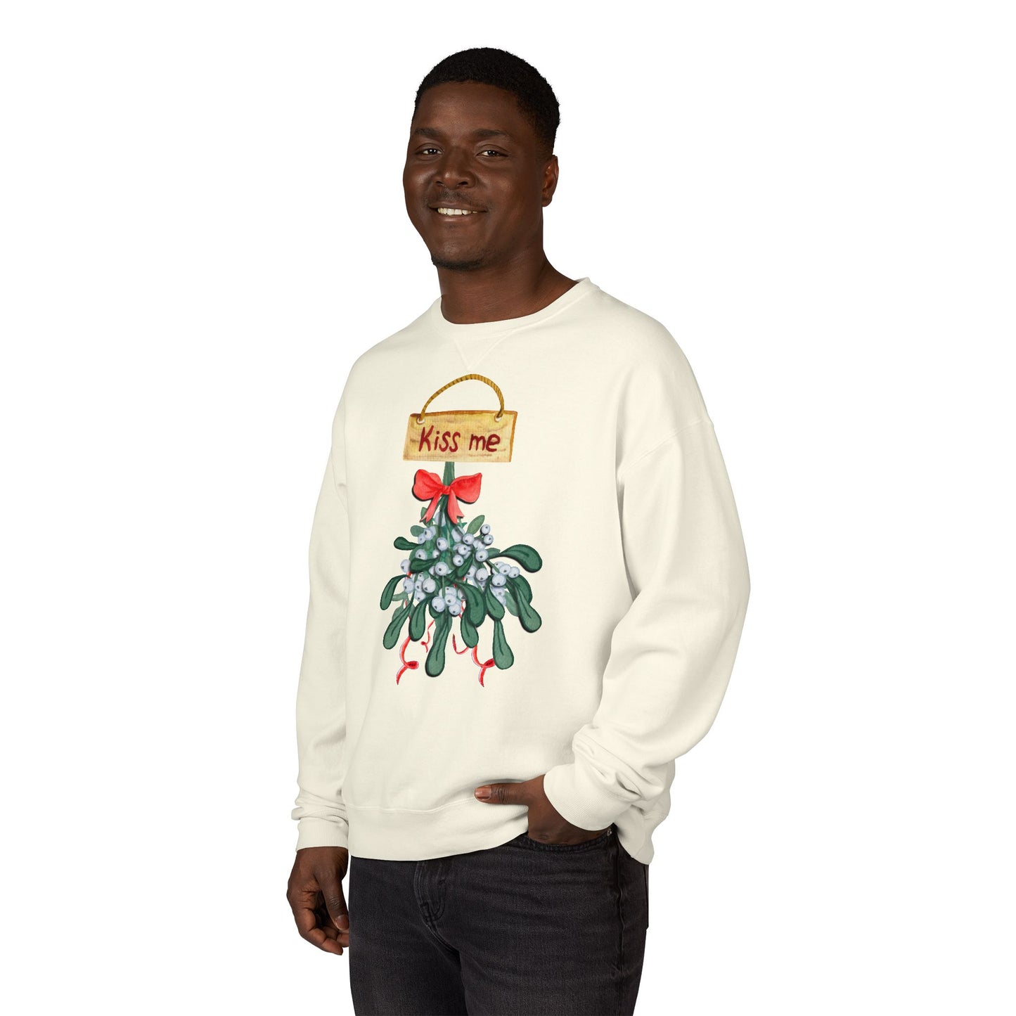 Kiss Me Under the Mistletoe: A Christmas Crewneck - Wild Family Tribe