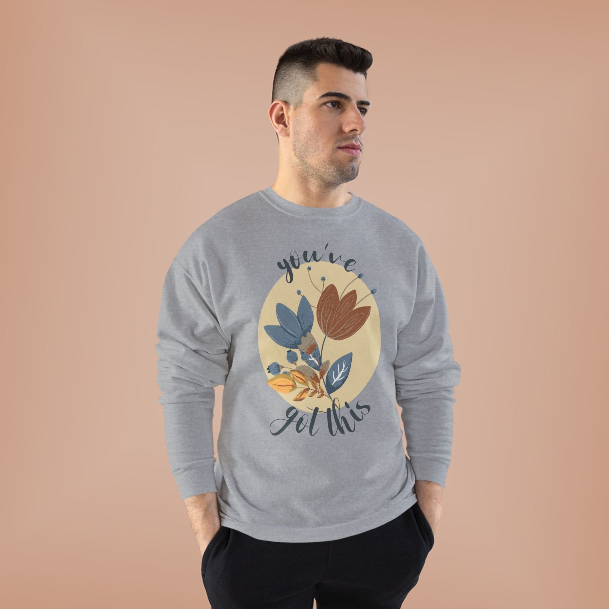 You've Got This: Wildflower EcoSmart® Crewneck Sweatshirt - Wild Family Tribe