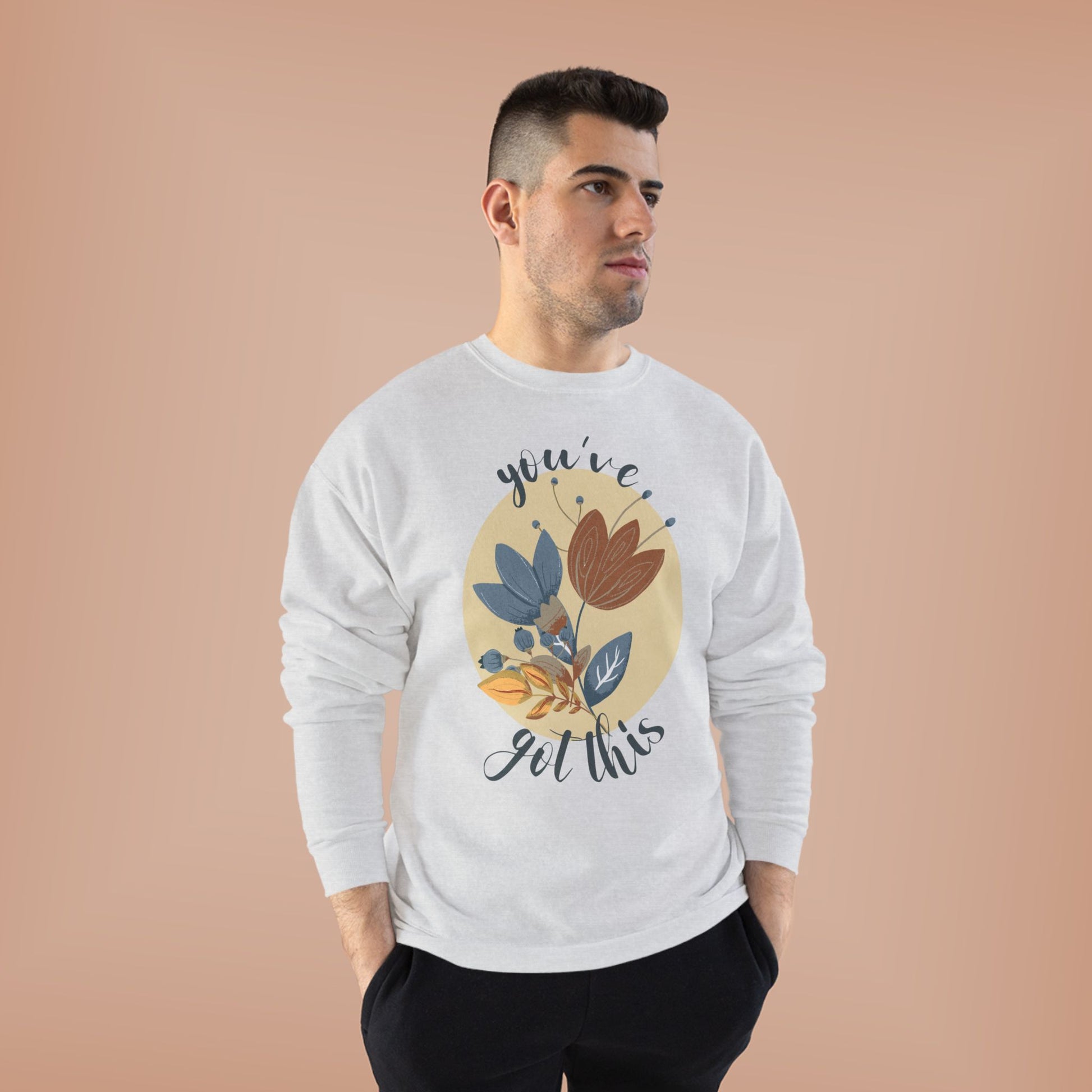 You've Got This: Wildflower EcoSmart® Crewneck Sweatshirt - Wild Family Tribe