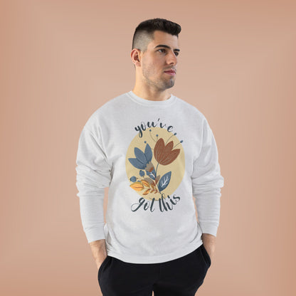 You've Got This: Wildflower EcoSmart® Crewneck Sweatshirt - Wild Family Tribe