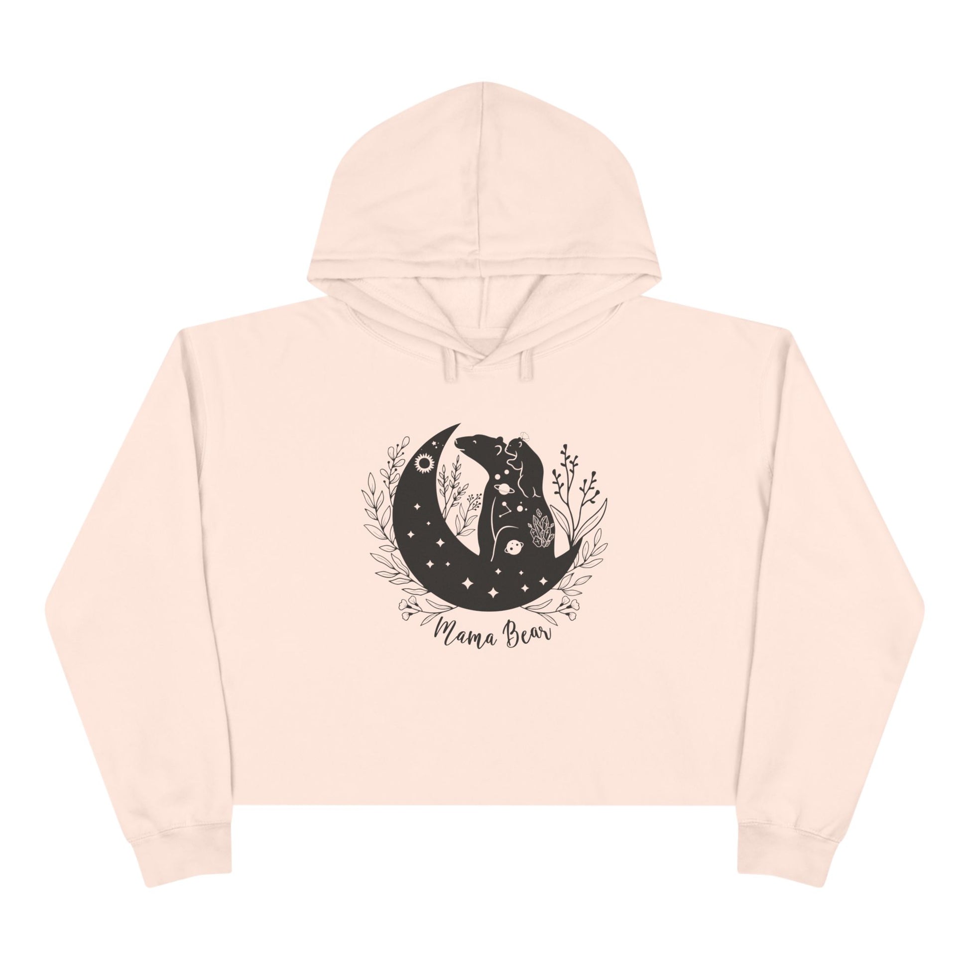 Mama Bear Crop Hoodie - Wild Family Tribe