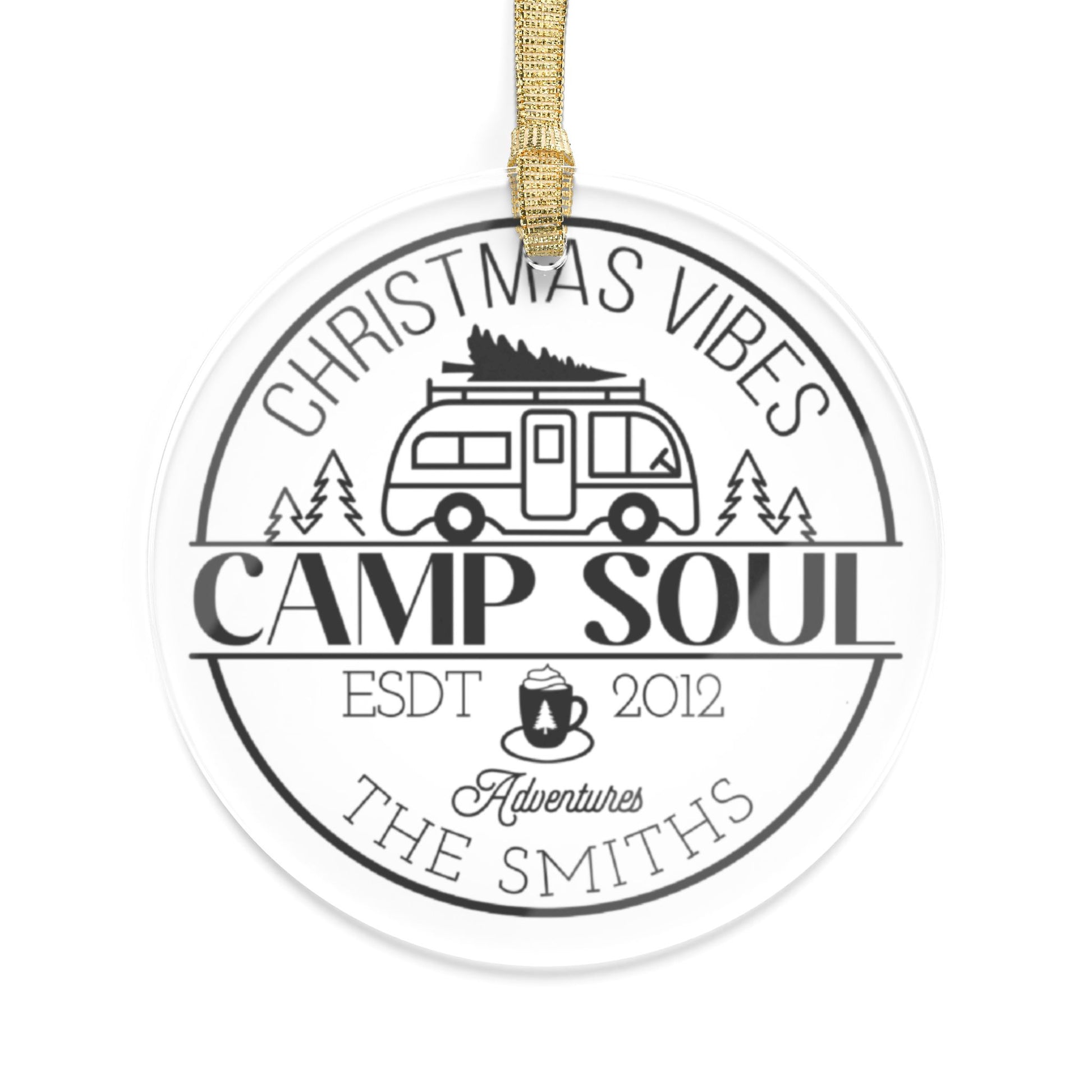 Camp Soul Personalized Ornament | Custom Family ESTD Date Gift