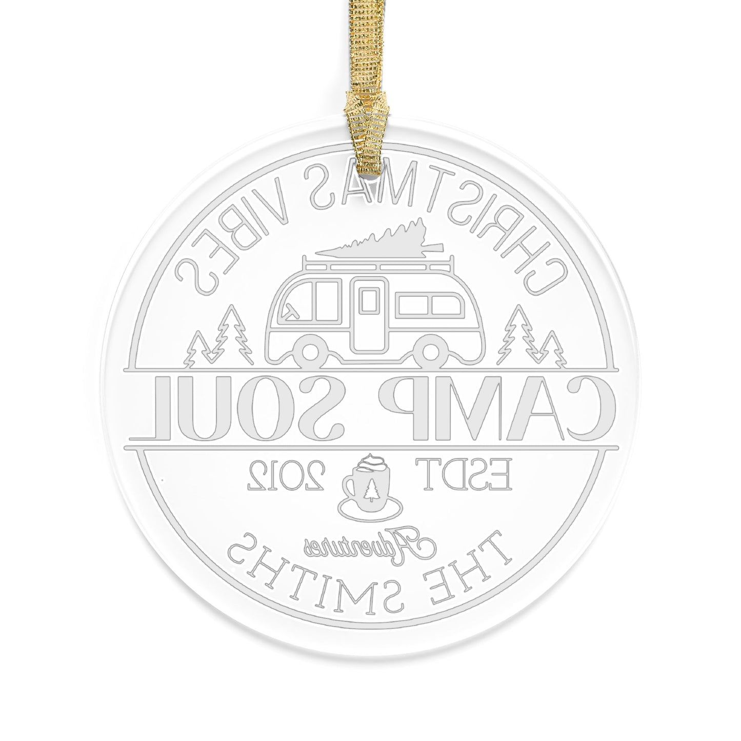Camp Soul Personalized Ornament | Custom Family ESTD Date Gift