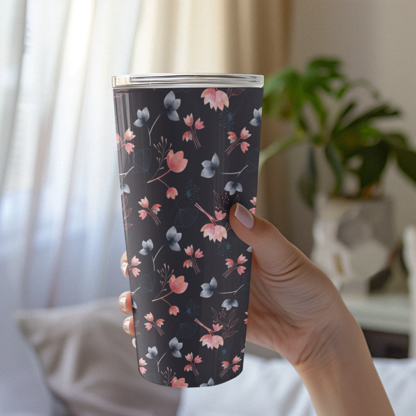 20oz floral tumbler